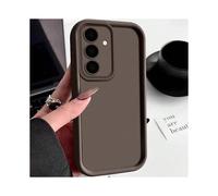(Cold Coffee, For Samsung A34 5G) Soft TPU Case For Samsung Galaxy A56 A55 A54 A53 A35 A15 A16 A25 5G S24 S22 S25 Ultra S23 FE Candy Color Silicone Phone Cover