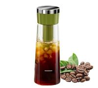 Cold Coffee Jug - Cold Coffee Maker | Pressure Brewer and Tea, with Removable and Airtight Mesh Filter for Home, Office, Bars, Commercial Premises