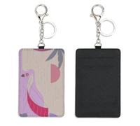 Cold Drink Door Card Holder with Key Chain Bus Pass Holder for Women Men with 2 Card Slots Slim Wallet for Nurse Teacher Student Meal Bank Credit Cards Daily Use Delivery Driver Accessories