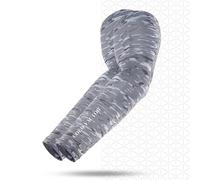 COLD FACTOR Instant Cooling Arm Sleeves| Advanced Chemical-Free Evaporative Cooling Technology | UPF 50+ | Moisture Wicking, Camo, S/M