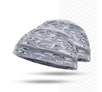 COLD FACTOR Instant Cooling Skull Cap 2 Pack | UPF 50+ | Chemical-Free Evaporative Cooling | Lasts 2+ Hours