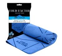 COLD FACTOR Instant PVA Cooling Towels, Cooling Neck Wraps, Blue, 1 Pack