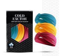 COLD FACTOR Twisted Headband Jewel Tone Pack - Quick-Dry, Sweat-Wicking & Cooling Headbands for Active Women - Non-Slip, UV-Protective, Reflective, Breathable, Lightweight - for Running, Yoga & Sports