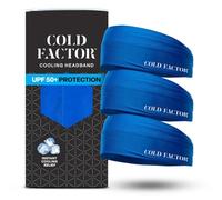 COLD FACTOR - Unisex UPF 50+ Cooling Head Wrap with Advanced Evaporation and Instant Cool Effect for Outdoor Sports Fitness Yoga Hiking Running Workout