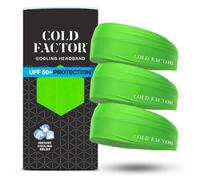 COLD FACTOR - Unisex UPF 50+ Cooling Head Wrap with Advanced Evaporation and Instant Cool Effect for Outdoor Sports Fitness Yoga Hiking Running Workout