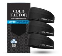 COLD FACTOR - Unisex UPF 50+ Cooling Head Wrap with Advanced Evaporation and Instant Cool Effect for Outdoor Sports Fitness Yoga Hiking Running Workout