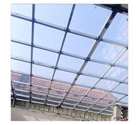 Cold Frame Cladding UV Protection 1mm Clear Polycarbonate Roofing Sheets for Greenhouses, Carports, Customizable(1.5x2m/5.1x6.6ft)