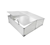 vidaXL Cold Frame 4 Lids 108x110x41 cm UK HOT