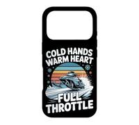Cold Hands Warm Heart Full Throttle Snowmobile Case for iPhone 17 Pro