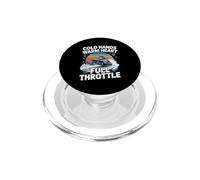Cold Hands Warm Heart Full Throttle Snowmobile PopSockets PopGrip for MagSafe