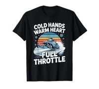 Cold Hands Warm Heart Full Throttle Snowmobile T-Shirt