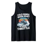 Cold Hands Warm Heart Full Throttle Snowmobile Tank Top