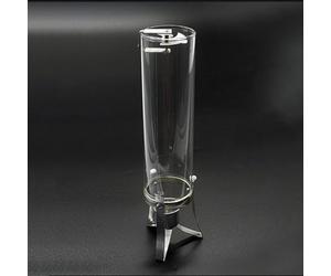 Cold Hot Air Convection Demonstrator, Pure Glass Cylinder Wind Formation Experiment Kit, Atmospheric Flow Physics Principle Teaching Instrument