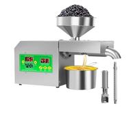 Cold Hot Oil Press Stainless Steel Home Commercial Use Flax Seed Kernel Peanut Sesame Oil Extraction Machine Kitchen Appliance High Oil Yield(R3S)