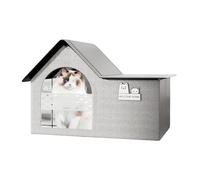 Cold House for Cats for Hot Days - Folding Cooling House for Cats and Dogs | Portable Dog Shelter Bed with Ice Bags for Travel, Beach Apartment
