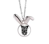 Cold Indian Flamen Sacrifice Totem Rabbit Necklace Pendant Bunny Animal Jewelry Gift