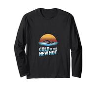 Cold is The New Hot Swimming Sunset Long Sleeve T-Shirt