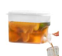 Cold Kettle with Faucet - 2.8L Refrigerator Jug, Iced Tea Dispenser | Fruit Infused Bucket, Beverage Container, Drink Server, Party Cooler, Outdoor Picnic Pitcher, Kitchen Water Pot, Home Table Unit