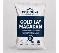 Cold Lay Macadam 20Kg Bag - Single Trade-Friendly Bag For Pothole, Driveway And Path Repairs