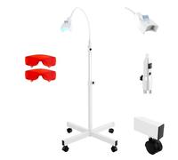 Cold Light Mobile Teeth Whitening Machine, Led Blue Lights, Adjustable Height, Timer of 10-59 Minutes