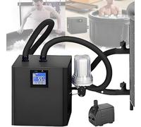 Cold Plunge Chiller, 600W Ice Bath Cooler with Filter and Remote Control, Includes Water Pump and Insulated Hoses for Enhanced Cooling Performance