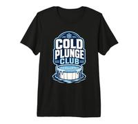 Cold Plunge Club Ice Bath Retro Premium T-Shirt