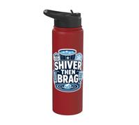 Cold Plunge Club Shiver Brag Stainless Steel Insulated Water Bottle