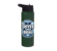 Cold Plunge Club Shiver Brag Stainless Steel Insulated Water Bottle