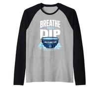 Cold Plunge Ice Bath Club Raglan Baseball Tee