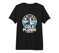 Cold Plunge Mode On Ice Bath Warrior Training Spa Premium T-Shirt