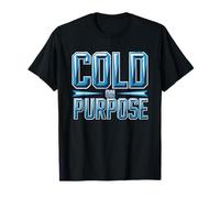 Cold Plunge Purpose Biohacker Lifestyle Ice Bath Therapy T-Shirt