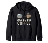 Cold Plunge Ritual Gift Ice Bath Culture water therapy Zip Hoodie
