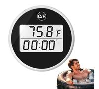 Cold Plunge Temperature Gauge,Double-scale LED Pool Temperature Measurement | Dustproof Tool for Swimming Shower Backyard Bathroom Home Pool Garden Outdoors