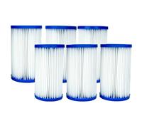 Cold Plunge Water Filter Cartridges, 20 Micron Sediment Filters, 5” Universal Fit (2.5” x 5”), Compatible with Cold Plunge Chillers & Whole Home Systems, Pack of 6