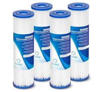 Cold Plunge Water Filter Cartridges, 50 Micron Sediment Filters, 10” Universal Fit (2.5” x 10”), Compatible with Cold Plunge Tubs, Under Sink & Whole House Systems, Pack of 4
