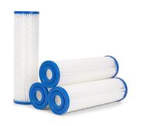 Cold Plunge Water Filter Cartridges, 50 Micron Sediment Filters, 10” Universal Fit (2.5” x 10”), Compatible with Cold Plunge Tubs, Under Sink & Whole House Systems, Pack of 4
