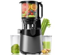 Cold Press Juicer Machines, 350W Masticating Juicer with 5.8‘’ Large Feeding Chute for Whole Fruit and Vegetable,High Juice Yield and Easy to Clean