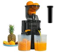 Cold Press Juicer, Professional Juicer Machines 83MM Wide Chute for Whole Fruit and Vegetable, Automatic 500W Slow Masticating Juicer High Juice Yield Extractor, Easy to Clean Juice Maker with 2 Cups