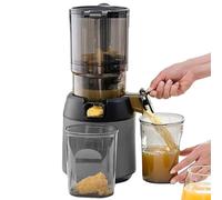 Cold Press Juicer, Slow Masticating Machine with Large Feed Chute, Portable Pomace Separation for Fruits and Vegetables
