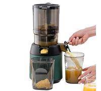 Cold Press Juicer, Slow Masticating Machine with Large Feed Chute, Portable Pomace Separation for Fruits and Vegetables