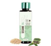 Cold Pressed 100% Pure Sesame (Til) Oil for Skin | Ayurvedic Body Massage Oil for Deep Moisturization & Skin Nourishment | Chemical-Free & Non-Sticky | 200ml
