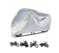 Cold-Resistant & Thermal Motorcycle Cover for Honda VFR 800 F1 Snowproof Oxford cloth&Cotton Waterproof Sunproof Motorbike Scooter Covers Windproof buckle For Off-road Street motorcycle