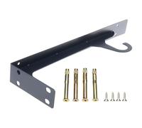 Cold Roll Steel Wall Shelf Brackets Sturdy Triangular for Floating Shelves in Bathroom Kitchen Supplies Cold Rolled Steel Shelf Brackets