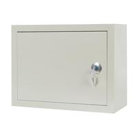Cold Rolled Steel Junction Box Use Lockable Electrical Project Enclosure Cabinet with Removable Back Plate for Indoor/Outdoor(50x40x18cm/20x16x7in)