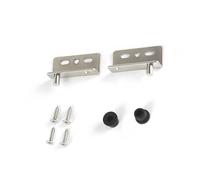 Cold Rolled Steels Corner Codes L Shape Corner Bracket Concealed Upper Lower Hinge Clip Fastener Cabinets Door Hinge Office Furniture Hinges