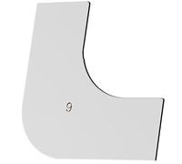 Cold Rolled Steels Paint Scraper Curved Concrete Trowel Dry Wall Taping Tool for Professional Construction Projects Construction Spatulas