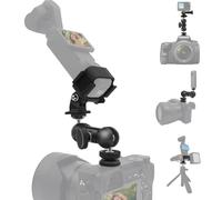 Cold Shoe Camera Mount Compatible for DJI Osmo Pocket 3 - Ball Head Magic Arm with Hot Shoe Adapter Compatible with GoPro, DSLR Cameras, Smartphones,Lights 360° Adjustable Vlogging & Video Recording