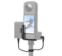 Cold Shoe for Insta360 X5, Wireless Microphone Mount for DJI Mic 2, 1/4" Extension Bracket, MIC Receiver Audio Holder Adapter