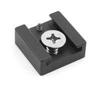 Cold Shoe Mount Adapter With 1/4inch Screw Base Locating Pin For Video Light Microphone Attachment Accessories DSLR Cage Accessory