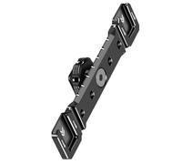 Cold Shoe Mount Bracket Aluminum Extension Rod Plate Double Hot Shoe Adapter For Microphone LED Video Light Stand
